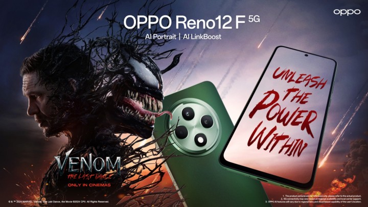 OPPO تتعاون مع VENOM وتطلق عنان جهاز RENO 12F 5G مع نسخة الفلم الجديدة "الرقصة الأخيرة"